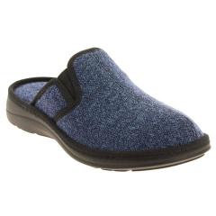 Chausson homme PULLOVER BLEU vue de face