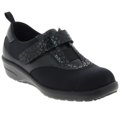 Chaussure orthopédique Siana noir vue interieure