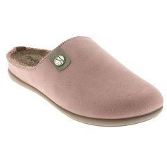 Chausson confort Femme Isatis Rose vue de face