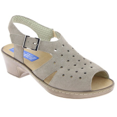sandale confort femme kylie beige profil