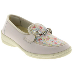 Mocassin femme CHUT MAGIK_D'ETE LIBERTY_ROSE vue de profil