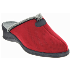 Chausson confort Femme Vendetta Rouge vue de face