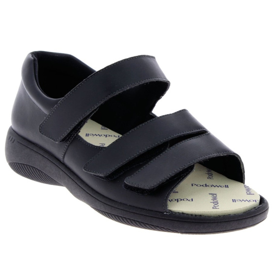 Chaussures orthopediques ALFRED Noir Podowell