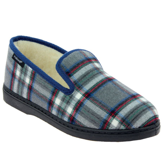 Chaussons confort Homme Gustave Gris Podowell