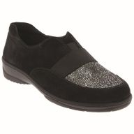 Chaussure orthopédique Marion noir vue interieure