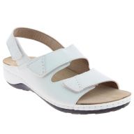 Sandale Idaline blanc vue de face