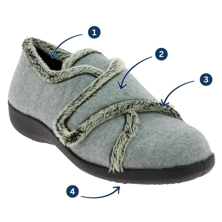 Chaussons orthopédiques pour femme d'été, chaussures