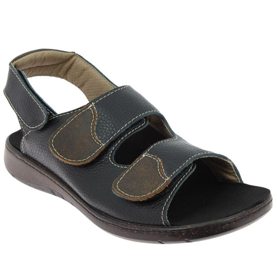 Sandale orthop dique pour homme CHUT HOWARD noir Podowell