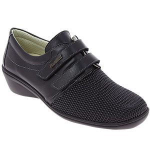 Chaussures pieds larges pour femmes CHUT SOISSON noir