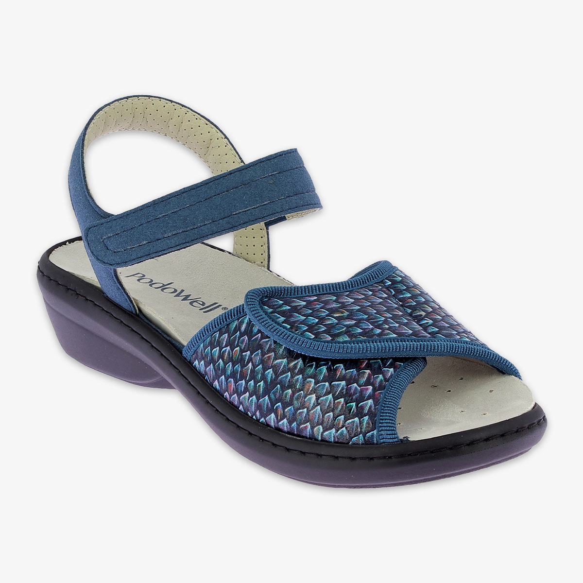 DEMI JEAN Sandale Femme Confort et Ajustable Podowell