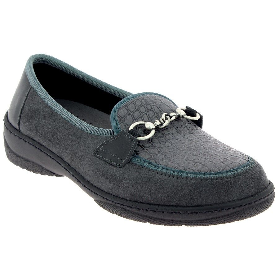 Mocassin sale gris femme