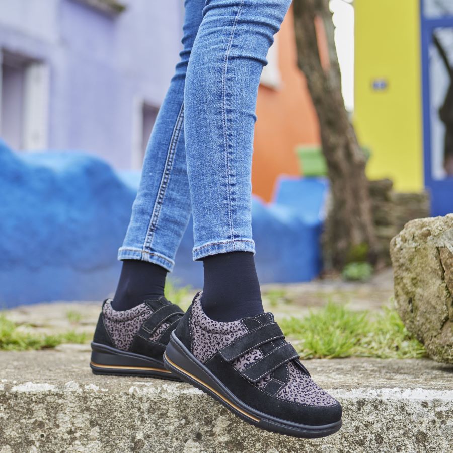 Sneakers baskets Femme Suzie-Gris Podowell